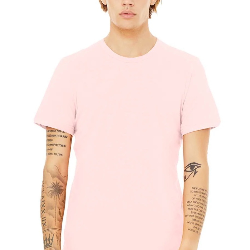Bella + Canvas Soft Pink Unisex tee 2XL
